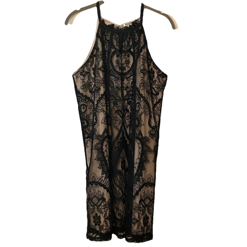 Kori Blace Lace sleeveless Short dress Size Medium.